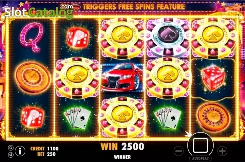 Respin win. Vegas Nights (Pragmatic Play) slot