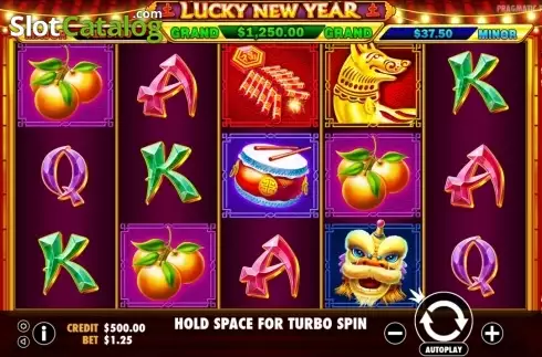 Main game. Lucky New Year slot