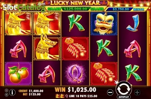 Win 3. Lucky New Year slot