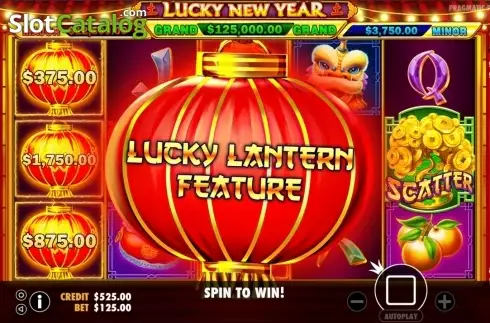 Lucky lantern feature. Lucky New Year slot