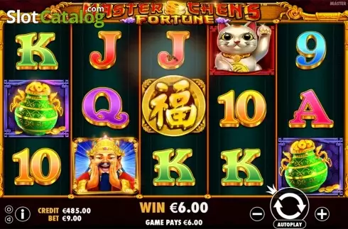 Wild win screen 2. Master Chen's Fortune slot