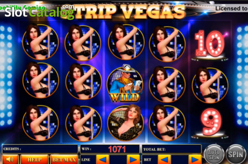Reel Screen. Strip Vegas slot