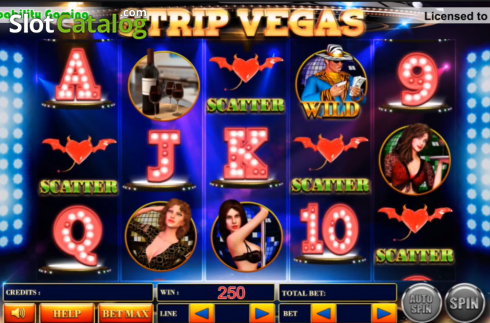 Ecran3. Strip Vegas slot