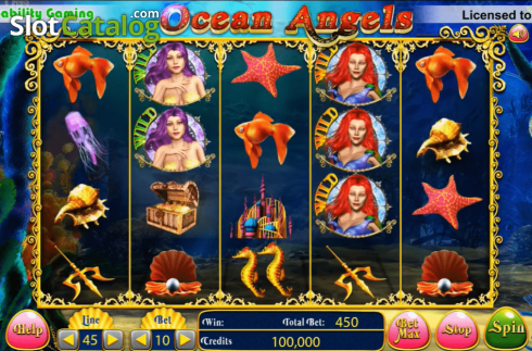 Ecran2. Ocean Angels slot