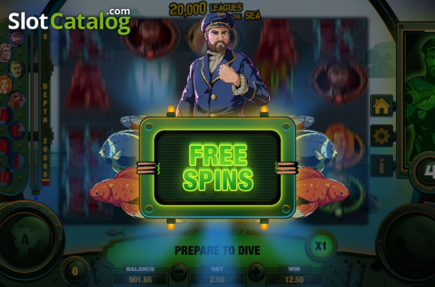 Free Spins 1. 20000 Leagues Under The Sea (Probability Jones) slot