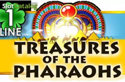 Treasures of the Pharaohs 1 Line Logotipo