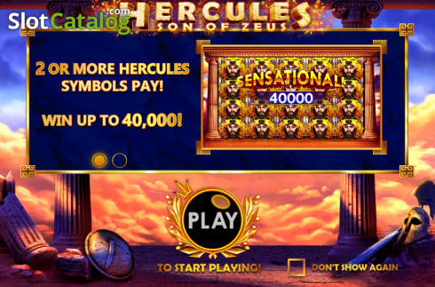 Game features 1. Hercules Son of Zeus slot