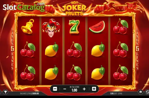 Bildschirm2. Hot Joker Fruits slot
