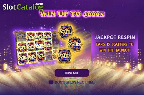 Start Screen. Carnaval Jackpot slot
