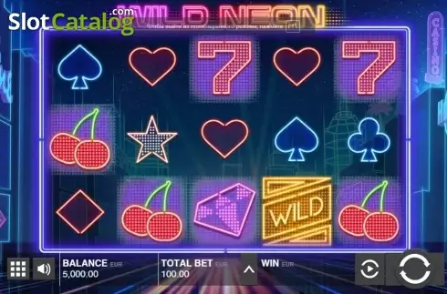 Bildschirm3. Wild Neon slot