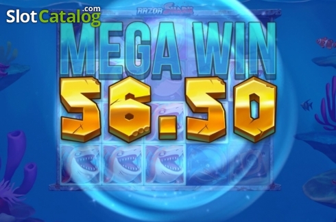 Mega Win. Razor Shark slot