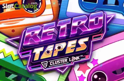 Retro Tapes Cluster Link Logotipo