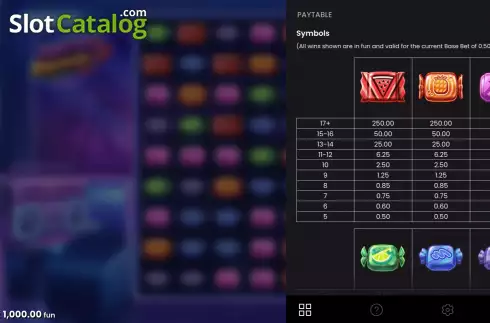 Captura de tela8. Retro Sweets (Push Gaming) slot