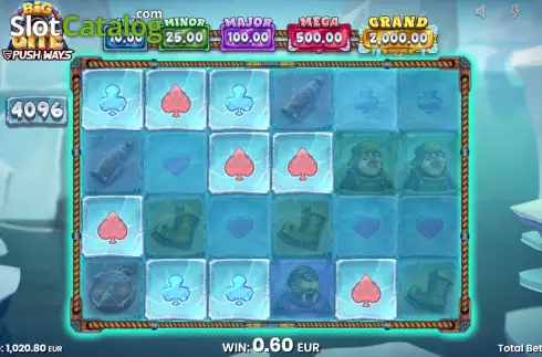 画面6. Big Bite Push Ways カジノスロット