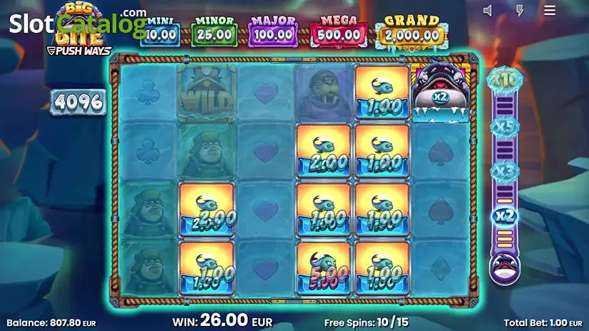 Big Bite Push Ways slot from Push Gaming Gameplay