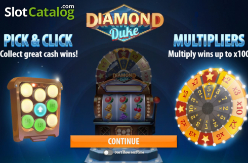 Bildschirm2. Diamond Duke slot