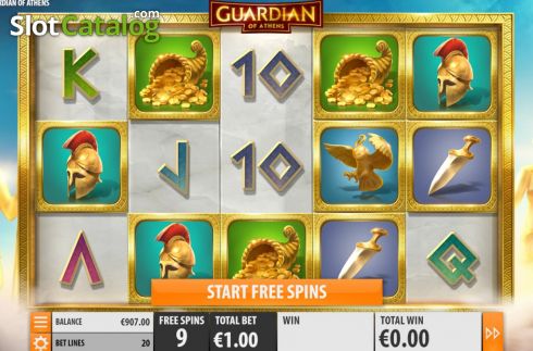 Free Spins 3. Guardian of Athens slot