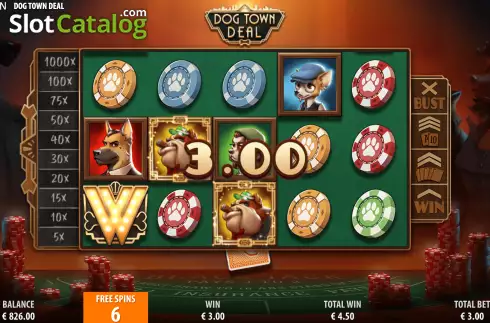 Free Spins 2. Dog Town Deal slot