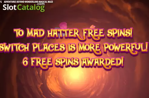Free Spins 1. Adventures Beyond Wonderland Magical Maze slot
