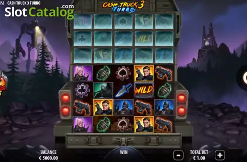 Game Screen. Cash Truck 3 Turbo slot