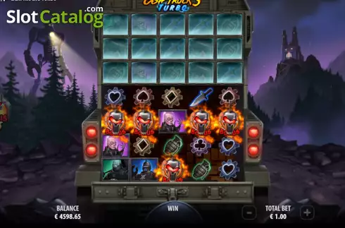 Hold and Win Bonus Gameplay Screen. Cash Truck 3 Turbo slot