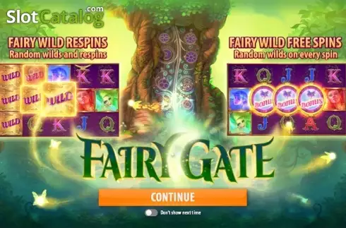 スクリーン1. Fairy Gate (フェアリー・ゲート) カジノスロット