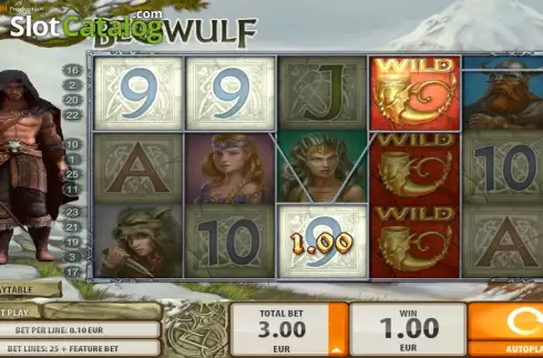 Wild. Beowulf (Quickspin) slot