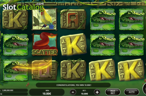 Win screen. Fortune Jungle slot