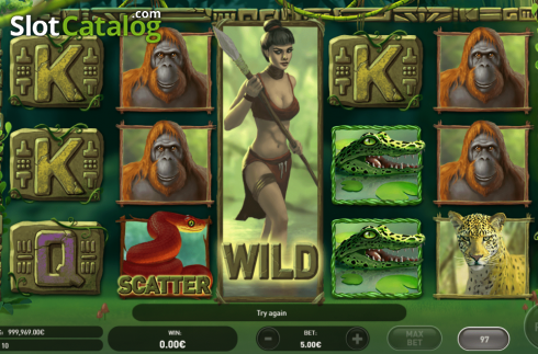 Win screen 1. Fortune Jungle slot