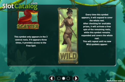 Bildschirm6. Fortune Jungle slot