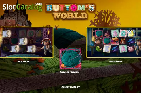 Intro screen. Buttoms World slot