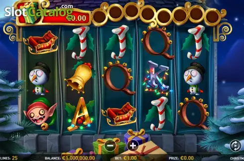 Game Screen. Christmas Nightmare slot