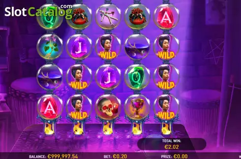 Free Spins screen 3. Witches South slot