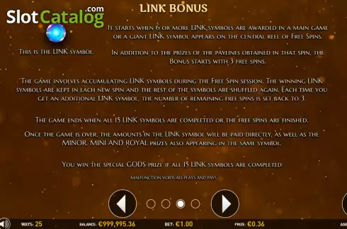 Скрин7. Anubis: Link of Gods слот
