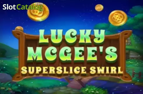 Lucky McGees Super Slice Swirl Logotipo