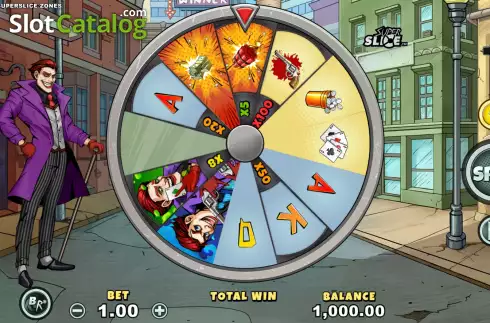 Skärmdump2. Mad Joker SuperSlice Zones slot