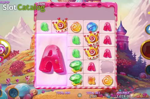 Win screen. Almighty Lollipop SuperSymbols slot