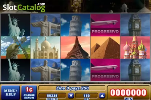 Bildschirm2. Around the World (RCT Gaming) slot