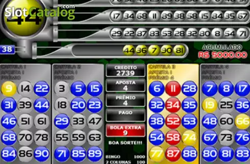 Game screen 2. Steel Bingo slot