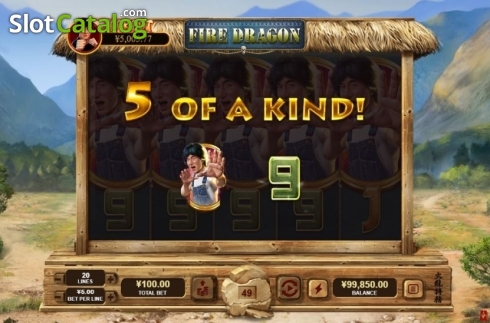 5 of a Kind. Fire Dragon slot