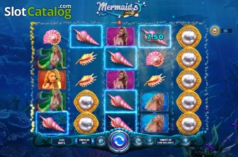 Скрин3. Mermaid's Pearls (RTG) слот
