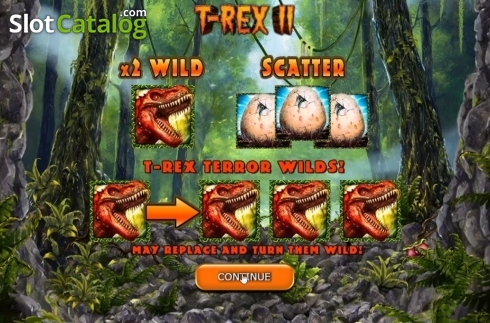 Schermo2. T-Rex 2 slot