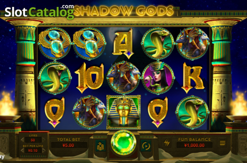 Reel Screen. Shadow Gods slot
