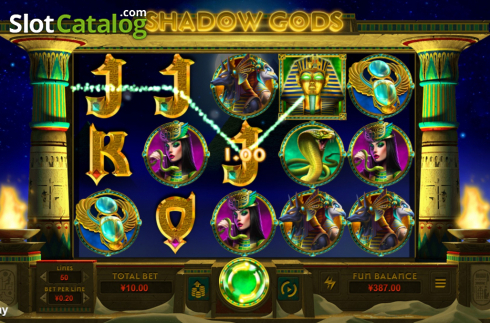 画面4. Shadow Gods カジノスロット