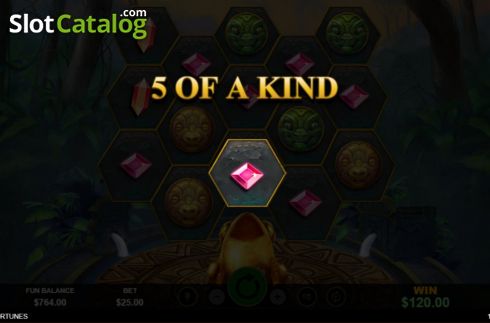 5 of a Kind. Frog Fortunes slot