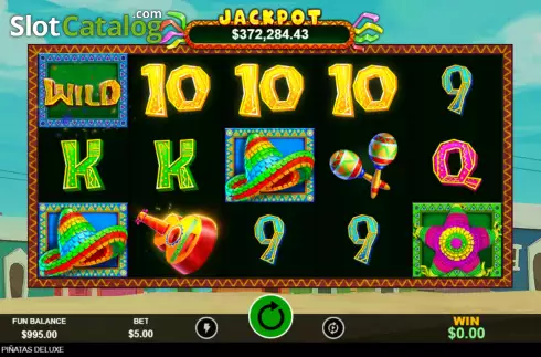Bildschirm3. Jackpot Pinatas Deluxe slot