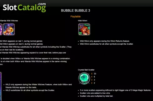 Bildschirm6. Bubble Bubble 3 slot