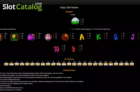 Schermo5. Copy Cat Fortune slot