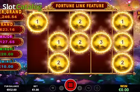 Bonus Gameplay Screen. Fortunate Buddha slot
