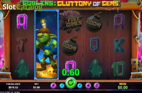 Win screen 2. Goblins Gluttony of Gems slot